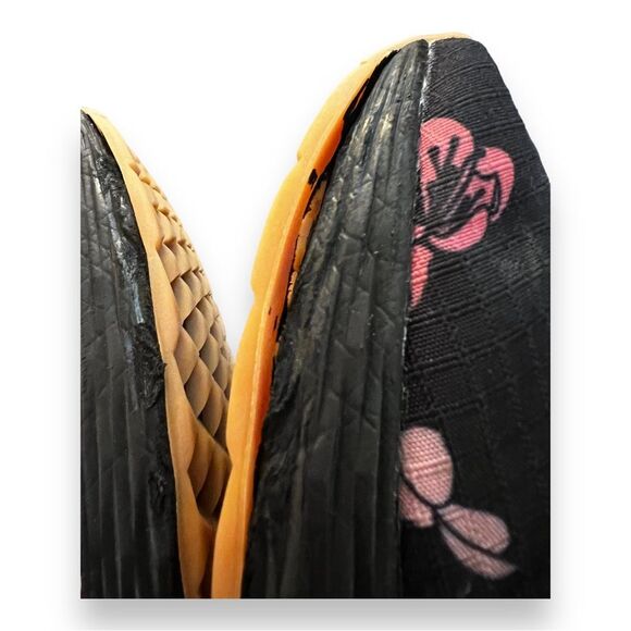 NOBULL Unisex Floral Sneakers Black Pink Strength in Bloom Mens 12.5 Womens 14
